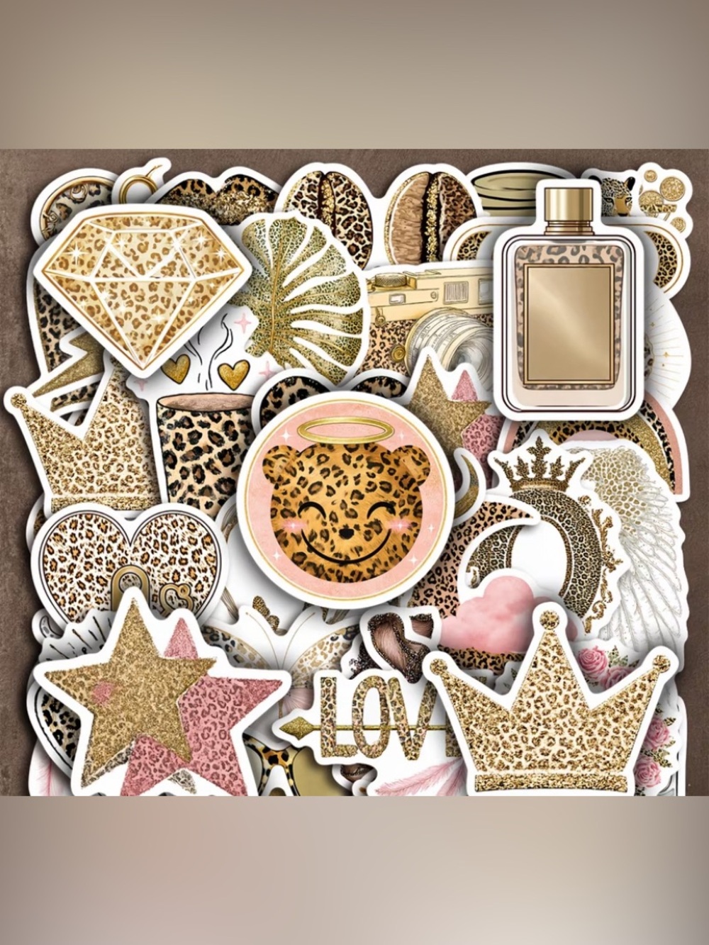 Leopard Glam Stickers !